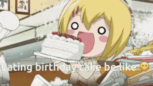 b day cake