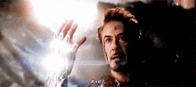 Iron Man Snap GIF - Iron Man Snap Endgame GIFs