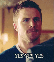 Yass Oliver Queen GIF - Yass Oliver Queen Arrow GIFs