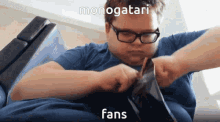 Monogatari Fans GIF - Monogatari Fans Kaapomies GIFs