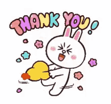 Cony Thank You GIF - Cony Thank You Happy GIFs