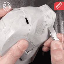 Sculpting Box Cutter Knife GIF - Sculpting Box Cutter Knife Iron Man GIFs