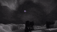 a test video of a video game is shown