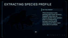 a picture of a triceratops is displayed on a monitor