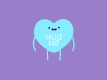 Hug Me Heart Candy GIF - Hug Me Heart Candy Valentine Card GIFs