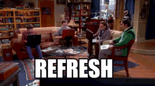 Big Bang Theory Refresh GIF - Big Bang Theory Refresh Tbbt GIFs
