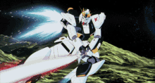 Nu Gundam Nu Gundam Vs Sazabi GIF - Nu Gundam Nu Gundam Vs Sazabi Sazabi GIFs
