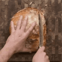 Bread Cutting Bread GIF - Bread Cutting Bread Loaf Of Bread GIFs