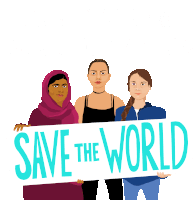 Young People Save The World Youth Sticker - Young People Save The World Save The World Young People Stickers