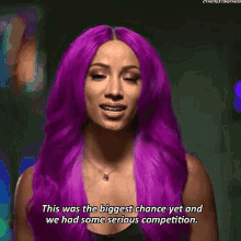 Sasha Banks This Was The Biggest Chance Yet GIF - Sasha Banks This Was The Biggest Chance Yet We Had Some Serious Competition GIFs