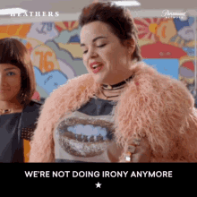 Were Not Doing Irony Anymore Fyi GIF - Were Not Doing Irony Anymore Fyi Nope GIFs
