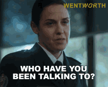 Who Have You Been Talking To Vera Bennett GIF