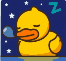 Duck Sleep GIF