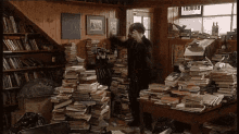 Hoarder GIF - Study Room Full Of Books Disorganized GIFs