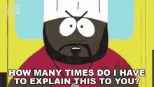How Many Times Do I Have To Explain This To You Jerome Mcelroy GIF - How Many Times Do I Have To Explain This To You Jerome Mcelroy South Park GIFs