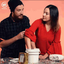 Fix Sleeve Valentines Day GIF - Fix Sleeve Valentines Day Eye Contact GIFs