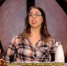 Critical Role Laura Bailey GIF - Critical Role Laura Bailey If You Dont Fuck Youre Gonna Get Fucked GIFs