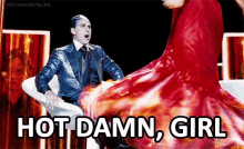 Hot Damn, Girl GIF - Hunger Games Hot Damn Dress GIFs
