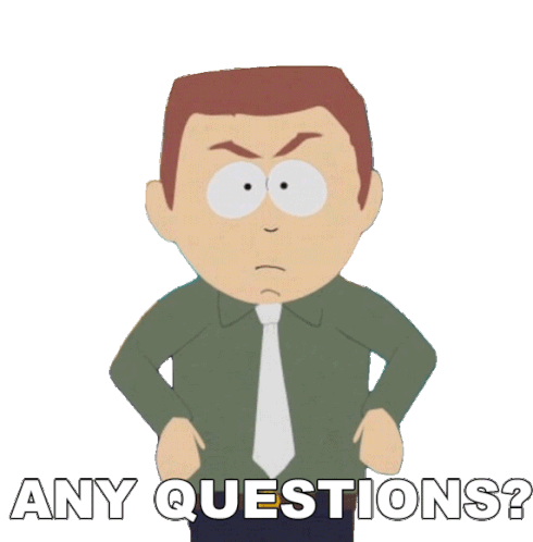 Any Questions Stephen Stotch Sticker - Any Questions Stephen Stotch South Park Stickers