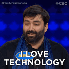 I Love Technology Jauwad GIF - I Love Technology Jauwad Family Feud Canada GIFs