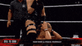 a wrestling match between kairi sane and raquel rodriguez takes place