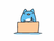 Blue Cat GIF - Blue Cat Bugcat GIFs