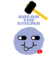 Break The Stigma Mental Health Action Day Sticker - Break The Stigma Mental Health Action Day Self Care Stickers