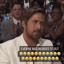 Even He Was Weirded Tf Out Even He Was Weirded Out GIF - Even He Was Weirded Tf Out Even He Was Weirded Out Even Ryan Gosling Was Weirded Tf Out GIFs