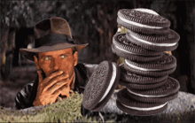 Indiana Jones Oreos GIF - Indiana Jones Oreos Oreo GIFs