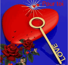 Pour Toi Heart GIF - Pour Toi Heart Rose GIFs