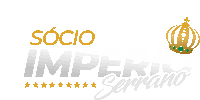 a logo for imperio serrano with a crown