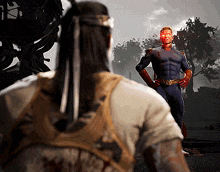 Homelander Mortal Kombat GIF - Homelander Mortal Kombat Heat Vision GIFs