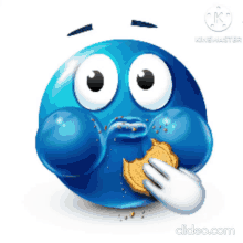 Pause Blue Emoji Meme GIF - Pause Blue Emoji Meme Blue Emoji GIFs