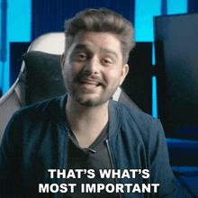 That'S What'S Most Important Ignace Aleya GIF - That'S What'S Most Important Ignace Aleya The Most Crucial Component GIFs