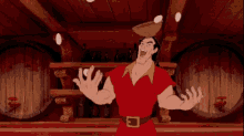 Beauty And The Beast: Juggling GIF - Gaston Beauty And The Beast Disney GIFs