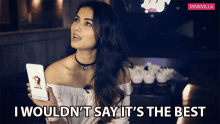 I Wouldnt Say It The Best Sonal Chauhan GIF - I Wouldnt Say It The Best Sonal Chauhan Pinkvilla GIFs