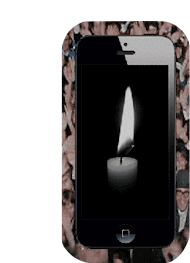 Candle Iphone Sticker - Candle Iphone Static Stickers