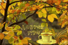 Autumn Dobroeutro GIF - Autumn Dobroeutro Coffee GIFs