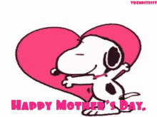 snoopy happy mothers day love mommy mom