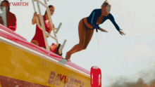 Jump Into Water Kelly Rohrbach GIF