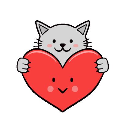 Animal Cute Sticker - Animal Cute Heart Stickers
