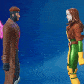 gambit and rogue standing next to each other