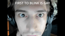 Xqc First To Blink Is Gay GIF - Xqc First To Blink Is Gay Stare GIFs