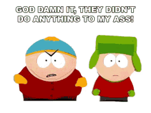 god damn it they didnt do anything to my ass eric cartman kyle broflovski south park cartman gets an anal probe