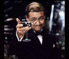 Cheers Dicaprio GIF - Cheers Dicaprio Leonardo Dicaprio GIFs