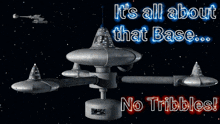 Star Trek Tribbles Its All About That Base No Tribbles GIF