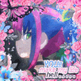 a picture of a girl with the words you make my life hell written on the bottom
