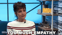 Too Much Empathy Pointing Out GIF - Too Much Empathy Pointing Out Shaking My Head GIFs