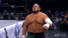 Samoa Joe Strut GIF - Samoa Joe Strut All Elite Wrestling GIFs