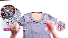 Diy Jeweled Shirt GIF - Jeweled Shirt Fashion GIFs
